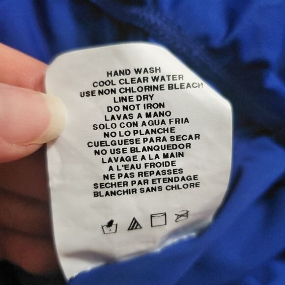 ECO SWIM‎ Womens Coverup XSmall Blue Swimsuit Ruffled Strapless Cinched Strechy - Picture 11 of 11